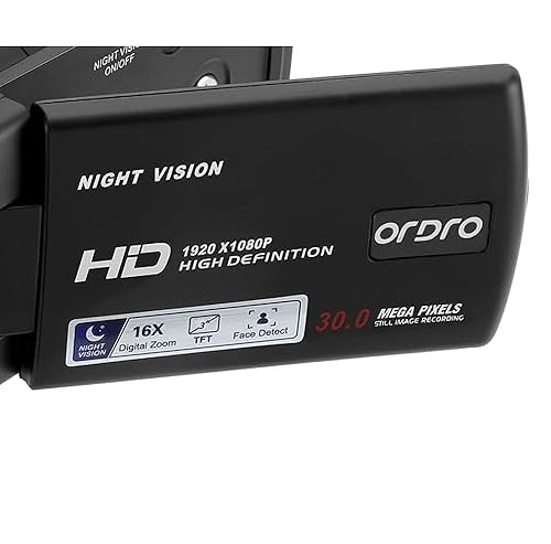 Amazon.com : ORDRO Camcorders HDV-V12 HD 1080P Video Camera